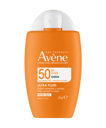 AVÈNE apsauginis fluidas nuo saulės ULTRA FLUID INVISIBLE SPF 50+