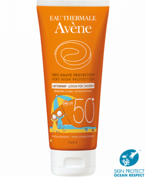 Eau Thermale Avène - Otroško mleko za zaščito pred soncem SPF 50+