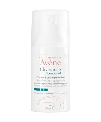 Gel giảm mụn Eau Thermale Avène CLEANANCE Comedomed 30ml giúp giảm nhờn, làm mờ các vết thâm đỏ và ngăn ngừa vi nhân mụn