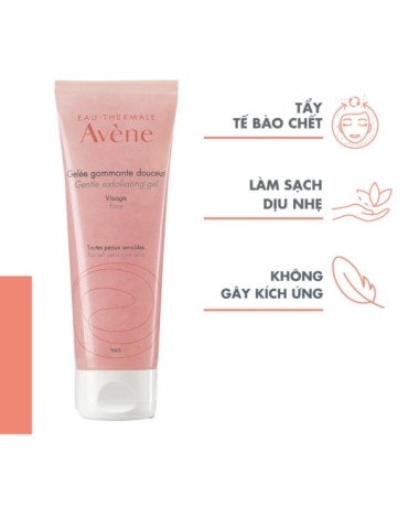 Gel tẩy tế bào chết Eau Thermale Avène ESSENTIEL Gentle Exfoliating Gel 75ml làm mịn da kể cả da nhạy cảm