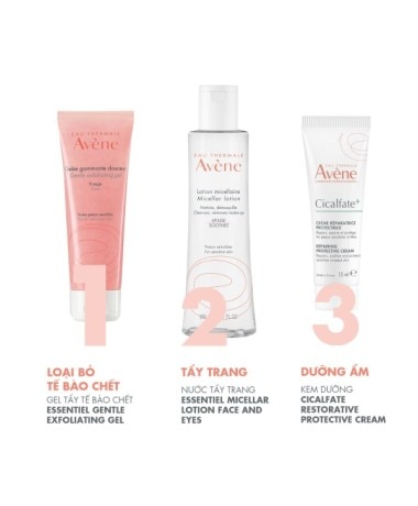 Nước tẩy trang Eau Thermale Avène ESSENTIAL Micellar Lotion Face And Eyes 200ml giúp làm sạch bụi bẩn và lớp trang điểm 