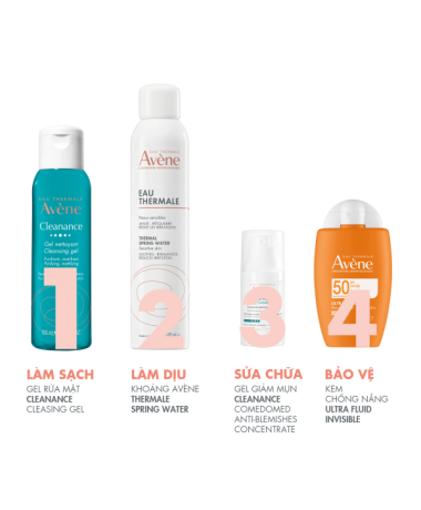 Kem chống nắng quang phổ rộng cho da thường, hỗn hợp nhạy cảm AVÈNE PROTECTION FLUID 50+ BL