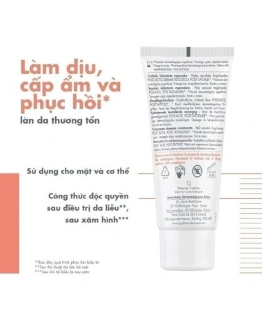 Sữa dưỡng phục hồi Eau Thermale Avène CICALFATE+ HYDRATING SKIN REPAIRING EMULSION 40ml giúp làm dịu da 