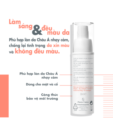 Tinh chất Eau Thermale Avène BRIGHT'INTENSE 30ml giúp làm sáng da và se khít lỗ chân lông