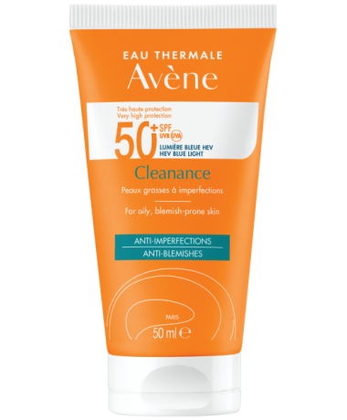 Eau Thermale Avene Cleanance SPF50+ sunscreen